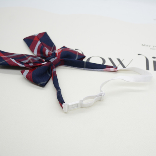 JK tie female Korean version Japanese college style lazy tie-free bow tie bow student school uniform accessories trendy