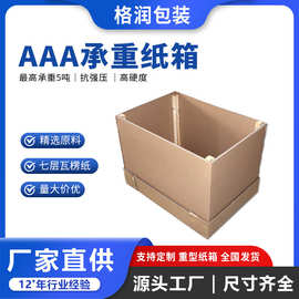 格润厂家重型设备运输箱储能柜机箱带托盘蜂窝纸箱AAA重型纸箱