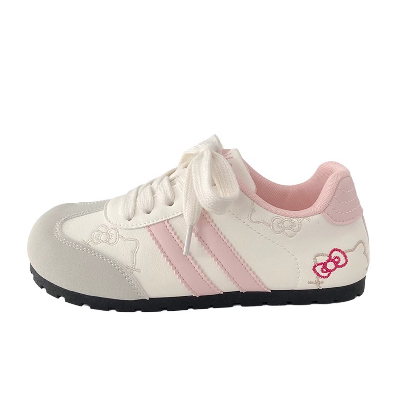 Hermosos zapatos blancos coreanos para niñas, zapatos de skate casuales para estudiantes, 2025 nuevos zapatos chic, zapatos deportivos