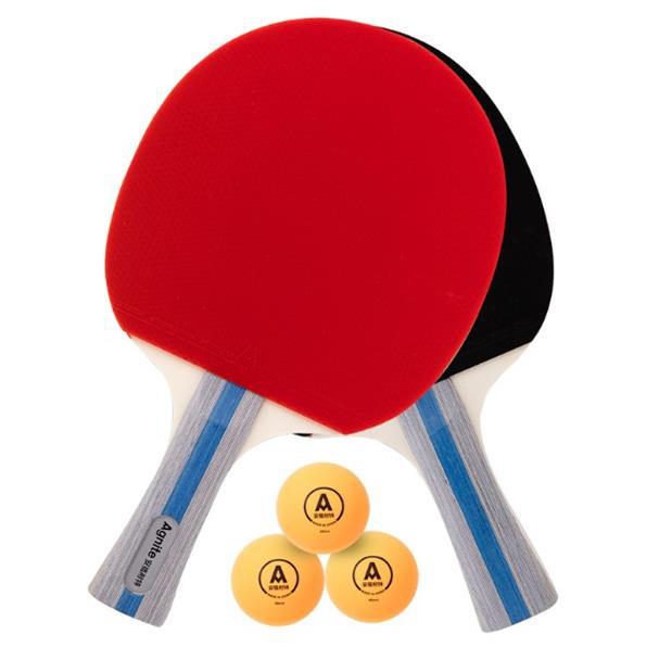 Deli angnete F2360 raqueta de tenis de mesa tiro recto tiro horizontal entrenamiento competencia mango largo mango corto 2 disparos 3 bolas