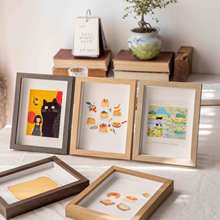 中空相框摆台装饰摆桌挂墙刻logo6寸8欧式简约正方形相框厂家批发