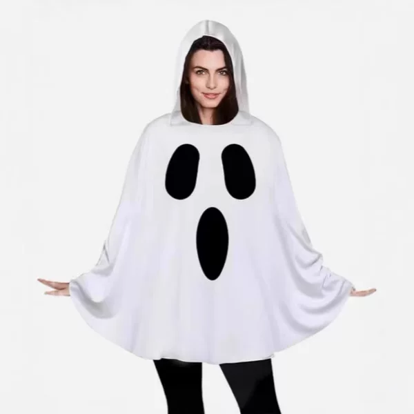 2025 Halloween Ghost Cape Holiday Party Costume Cosplay Witch Children's Stage Performance Costume Factory
