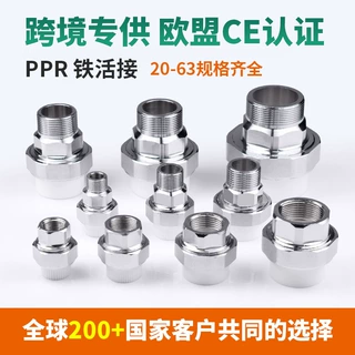 ppr水管接头4公6分1寸接头ppr外丝活接配件ppr4分ppr水管活接头