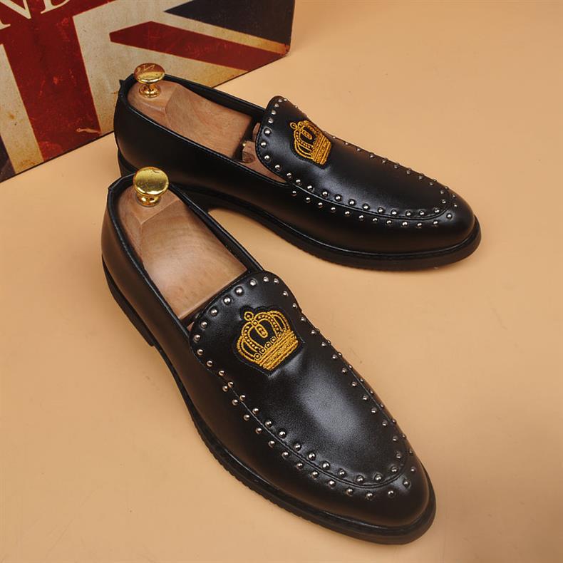 2025 New British Style Pointed Toe Business Slip-On Breathable Height-Increasing Men's Shoes, Light Luxury High-End_vogvips.com