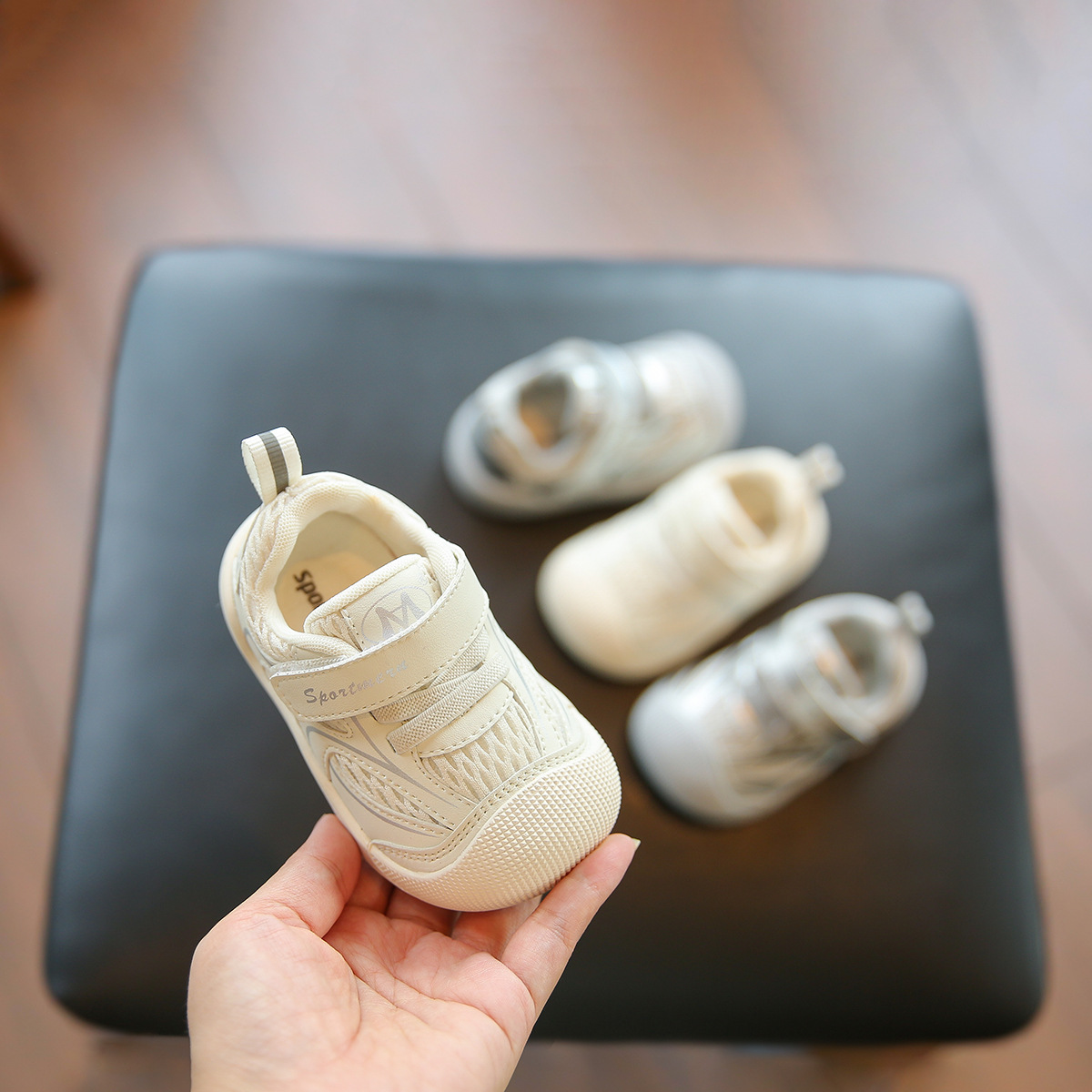 Little Step Toddler Shoes for Girls One Year Old Soft-Soled Baby Autum Baby Boy Shoes Non-Slip Lightweight Kidsren's Functional Shoes