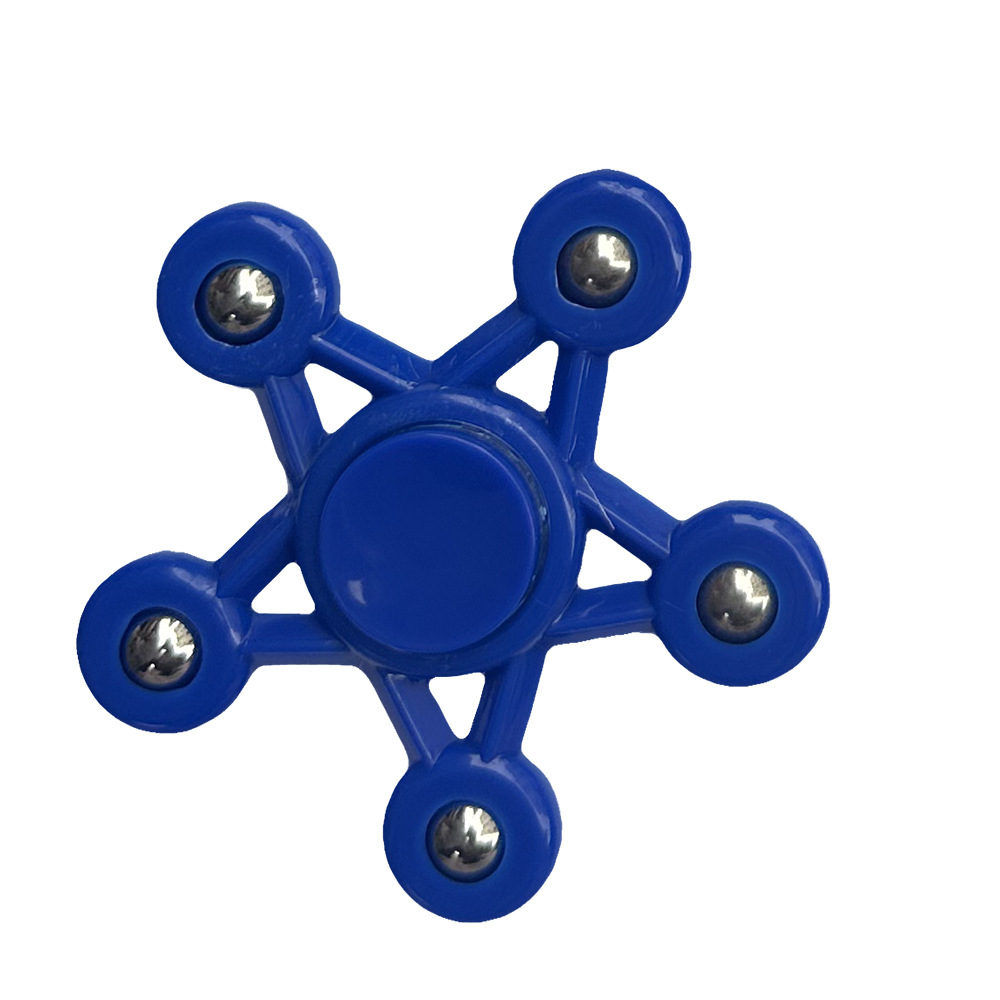 [Classic color five-bead style] Blue five-pointed star
