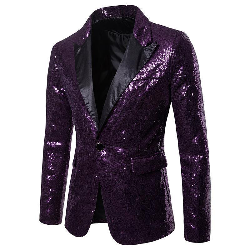 ragazzo 2025 abito da spettacolo europeo e americano abito con paillettes dorate blazer taglie forti abbigliamento da uomo da discoteca presentatore presentatore studio_voghion.com