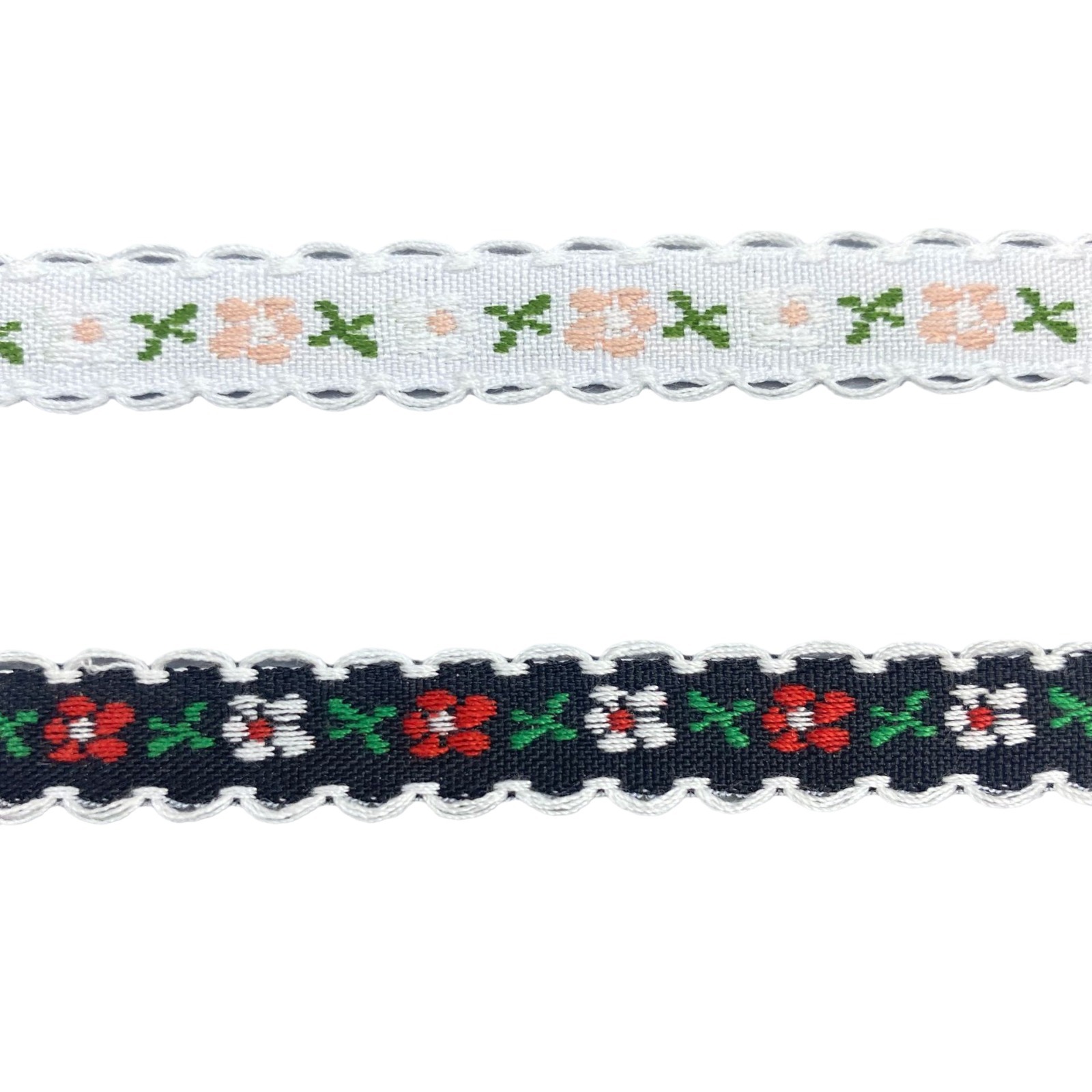 2024 nuevo estilo estilo étnico cinturón jacquard con borde de bloqueo DIY ropa aplicable puños falda sombrero accesorios textiles para el hogar