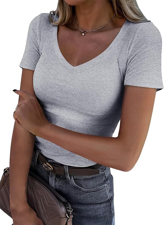 라이트 그레이 반소매