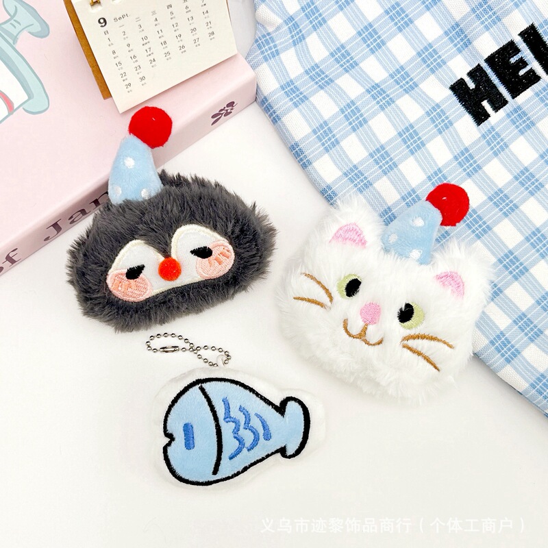 Squeaky Cute Little Fish Penguin Doll Pendant Cartoon Plush Toy School Bag Accessories Brooch DIY Hair Accessories Squeaky Cute Little Fish Penguin Doll Pendant Cartoon Plush Toy School Bag Accessories Brooch DIY Hair Accessories