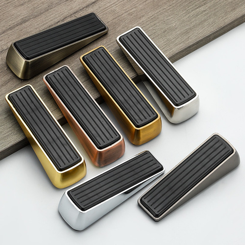 High-grade zinc alloy door stopper, anti-collision device, mobile door stopper, door top, windproof rubber door stopper, door stop limiter