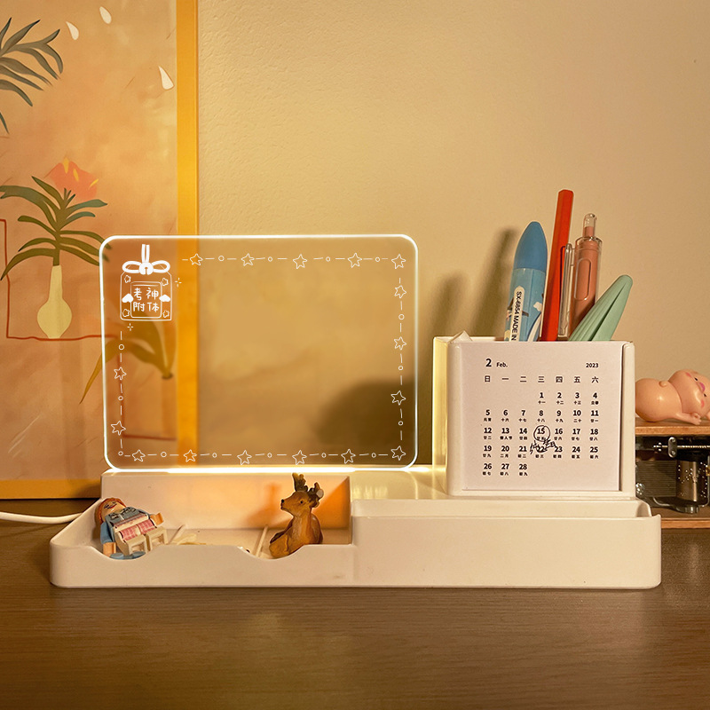 Regalo de cumpleaños para niñas calendario creativo de noche lámpara bolígrafo para niños y niñas premios de regalo de vacaciones