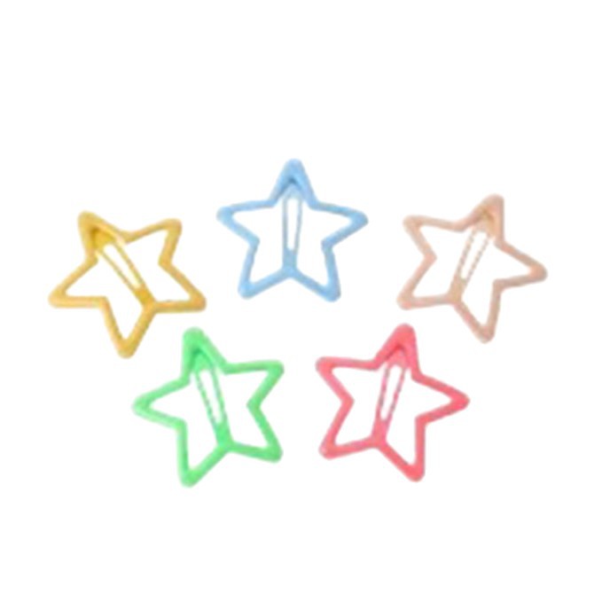 Clip de color BBQ mar de lado estrellas clip de cabello de cabeza de mujer clip de cabello tocado clip de cabello