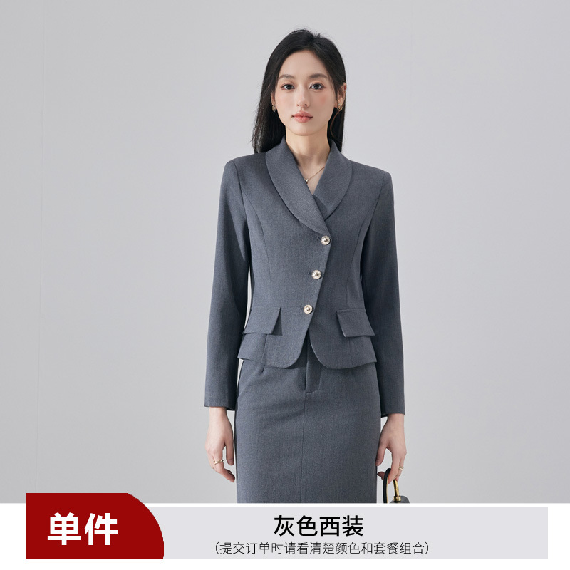 Gray suit