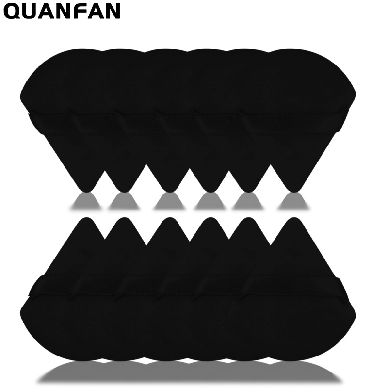 Suministro directo transfronterizo triángulo pequeño cuadrado redondo corazón melocotón polvo seco miel en polvo maquillaje multicolor material de pelo corto súper suave