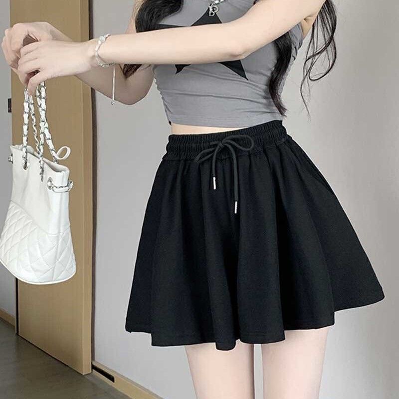 New Chinese-style Culottes Trousers Sense Wide Summer Fashionable Loose Ins Slimming Safety Pants Anti-running Light Shorts for Women