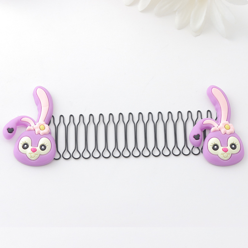 보라색 긴 귀 토끼