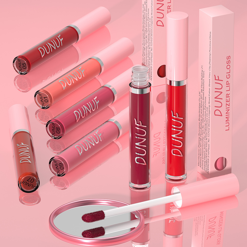 Check out DUNUF 16-color Moisturizing and nourishing Mirror Lip Gloss! Link Disclaimer - For Foreign trade only undefined