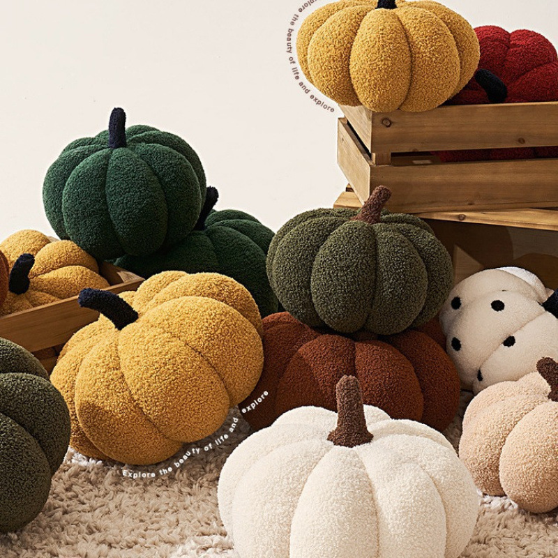Pumpkin Pillow Sofa Living Room Pillow Cute Style Special-Shaped Bay Window Bedroom Decorative Pillow Home Ornaments Cushion Free Shipping