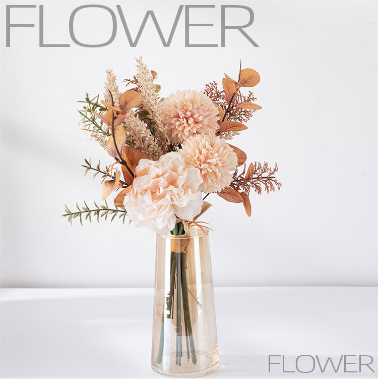 Artificial Flower Bouquet Wedding Decoration Wall Hanging_voghion.com