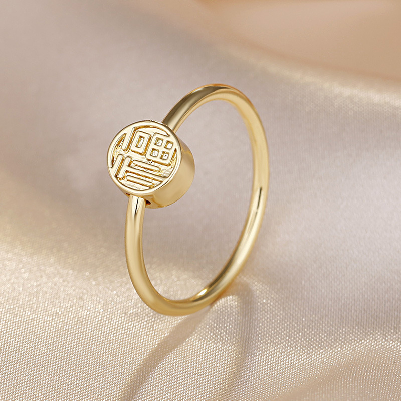 Simple Style Waves Copper Plating Inlay Artificial Crystal Rings 1 Piece