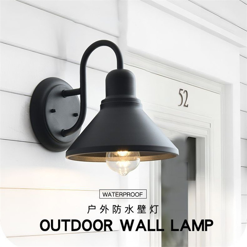 American-Style Retro Waterproof and Rust-Proof Outdoor Wall Lamp, Industrial Style, Suitable for Hotels, Guesthouses, Courtyards, Balconies, Corridors, and Exterior Walls American-Style Retro Waterproof and Rust-Proof Outdoor Wall Lamp, Industrial Style, Suitable for Hotels, Guesthouses, Courtyards, Balconies, Corridors, and Exterior Walls