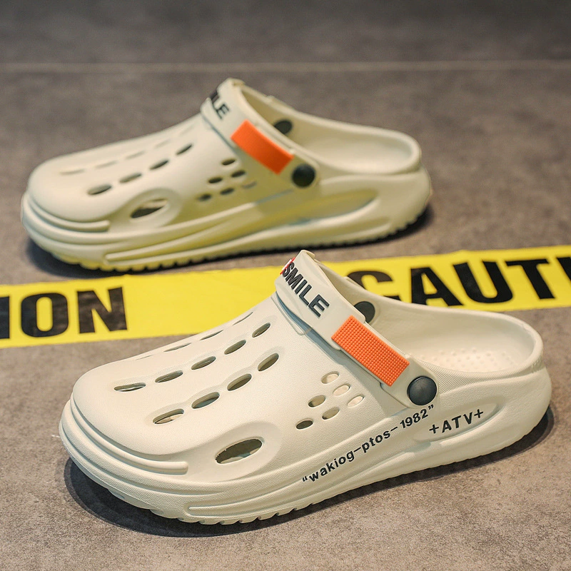 Обувь с дырочкой мужской крытая домашняя одежда 2024 сетка красная эва топтать дерьмо