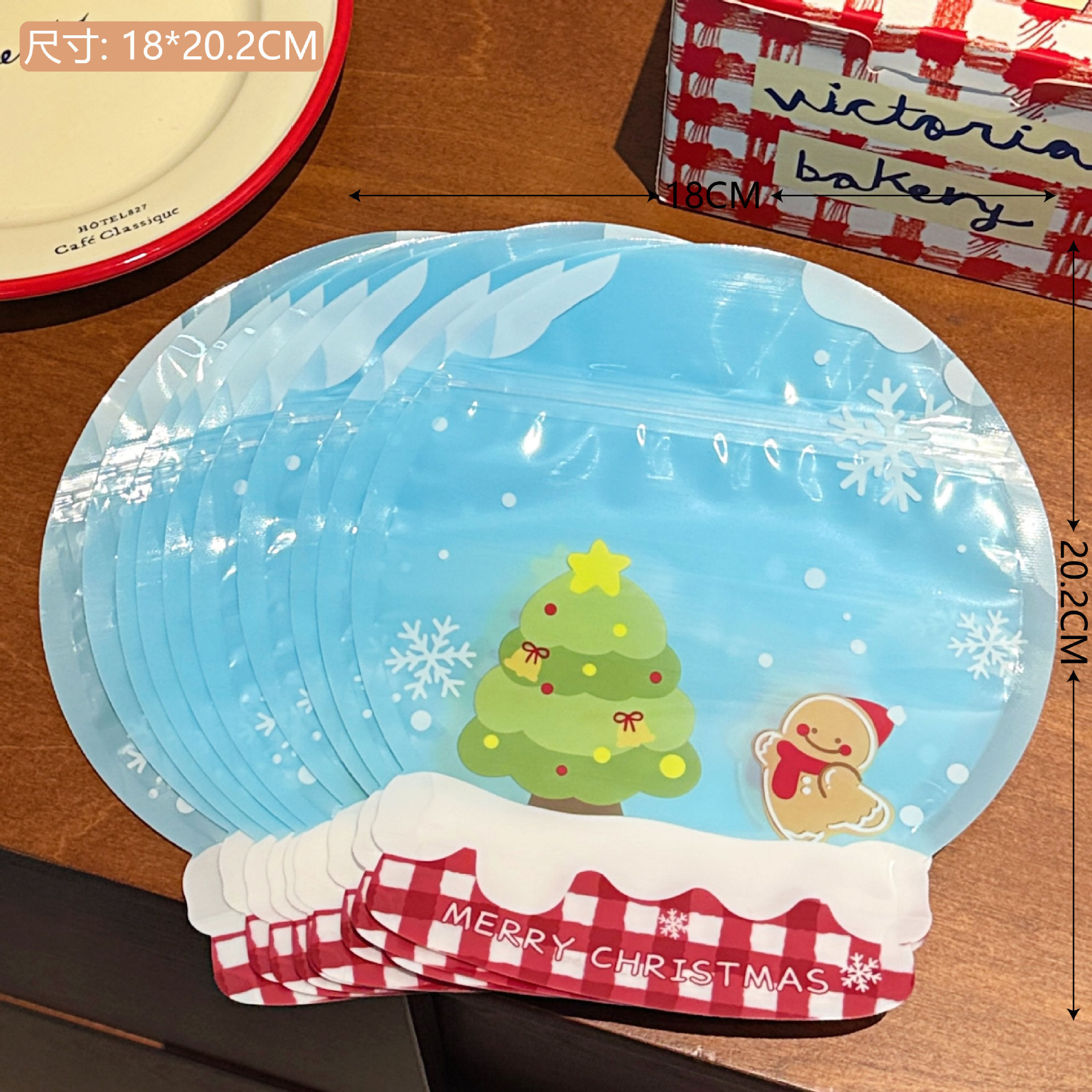 Nueva Navidad lindo cachorro bolso ziplock fuera de la tarjeta, bolso de regalo, bolso sellado de alto valor, bolso ciego sorpresa image 14