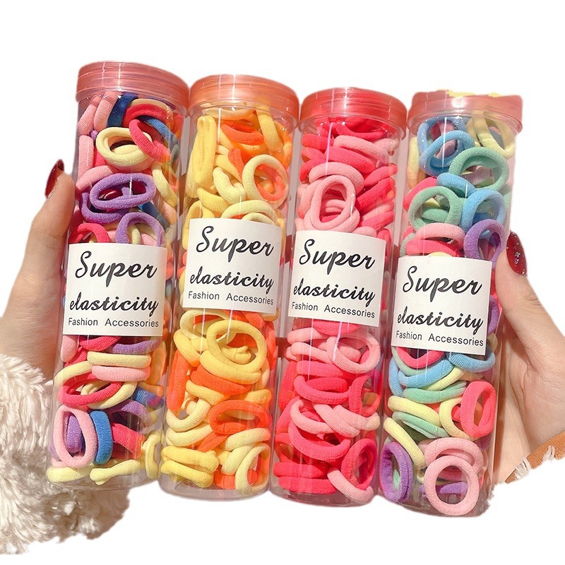 Banda de goma para niños banda de pelo de bebé no duele el cabello Cuerda de pelo de niñas coreanas banda de goma de aspecto alto accesorios para el cabello de bebé