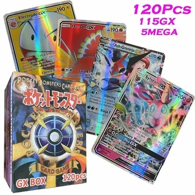 Pokemon kartları kolleksiya dəsti, rəngli 3D kartlar