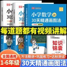 小学数学30天精通画图法一二三四五六年级数学专项强化思维训练