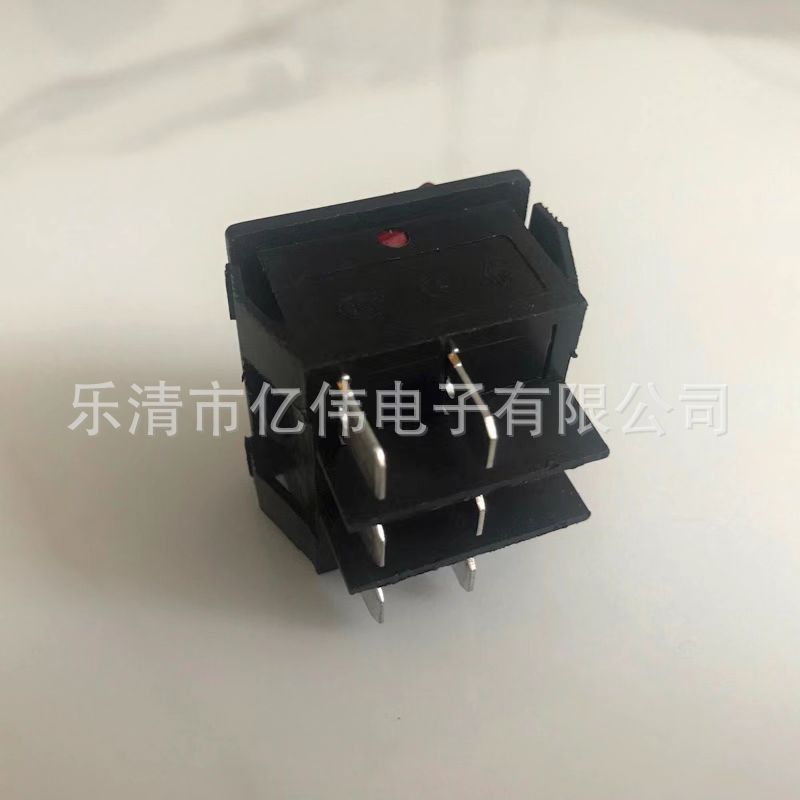 船型开关KCD9-B 翘板开关 电源开关 6脚 2档3档 按键