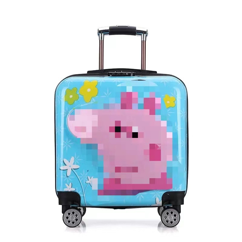 Nuevo cartón de dibujos animados para niños, maletero para hombres y mujeres, maleta libre de envío, caja de contraseña de 18 pulgadas, maleta de embarque de 20 pulgadas