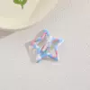 Plaid drip oil spray paint sky blue
