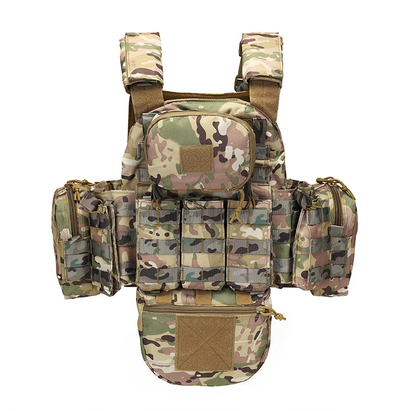 Multifuncional ventilador resistente al desgaste al aire libre chaleco táctico molle sistema expandible chaleco táctico
