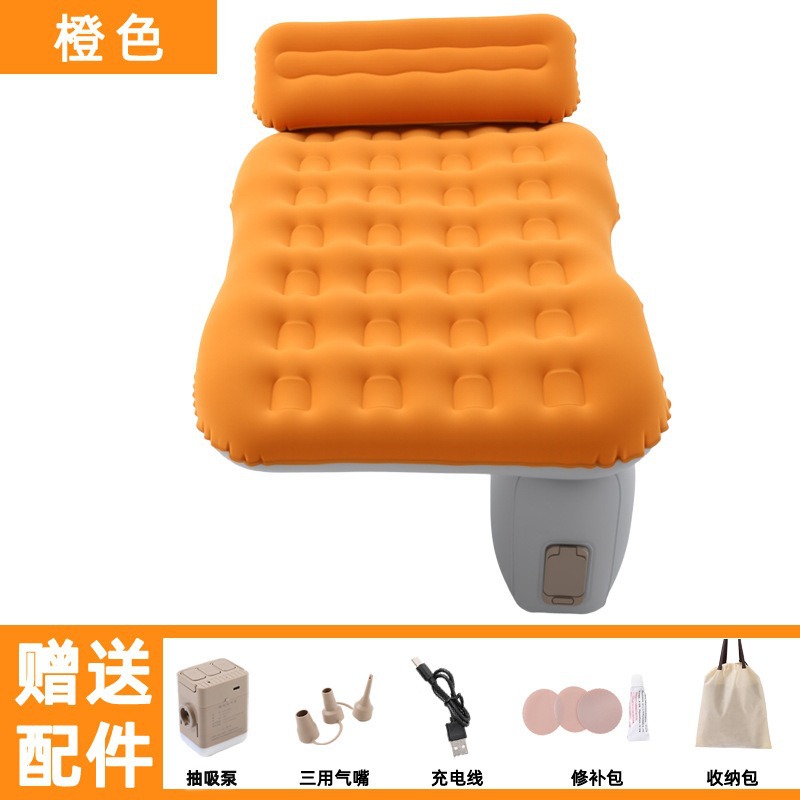 Car Portable Inflatable Bed, Automatic Inflating and Deflating Sleeping Device, Inflatable Bed, Car Rear Seat Air Mattress, Travel Bed