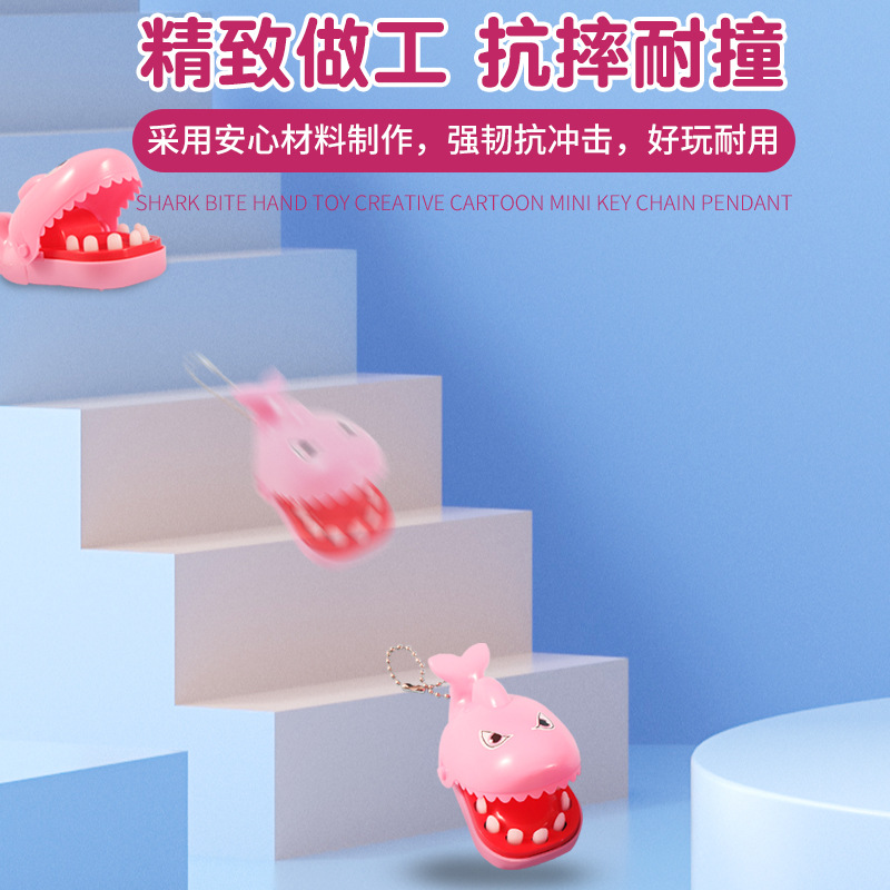 Mini mordedura de dedos juguetes de perros mordedura de manos niños interacción de padres e hijos parodia de dientes descompresión y descompresión artefactos mágicos