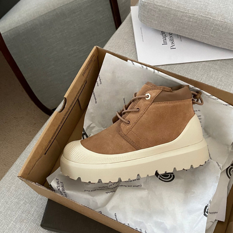 High Quality! Tasman Men's and Women's Snow Boots Winter New Couple Warm Outer High-Top Shoes Wool Non-Slip