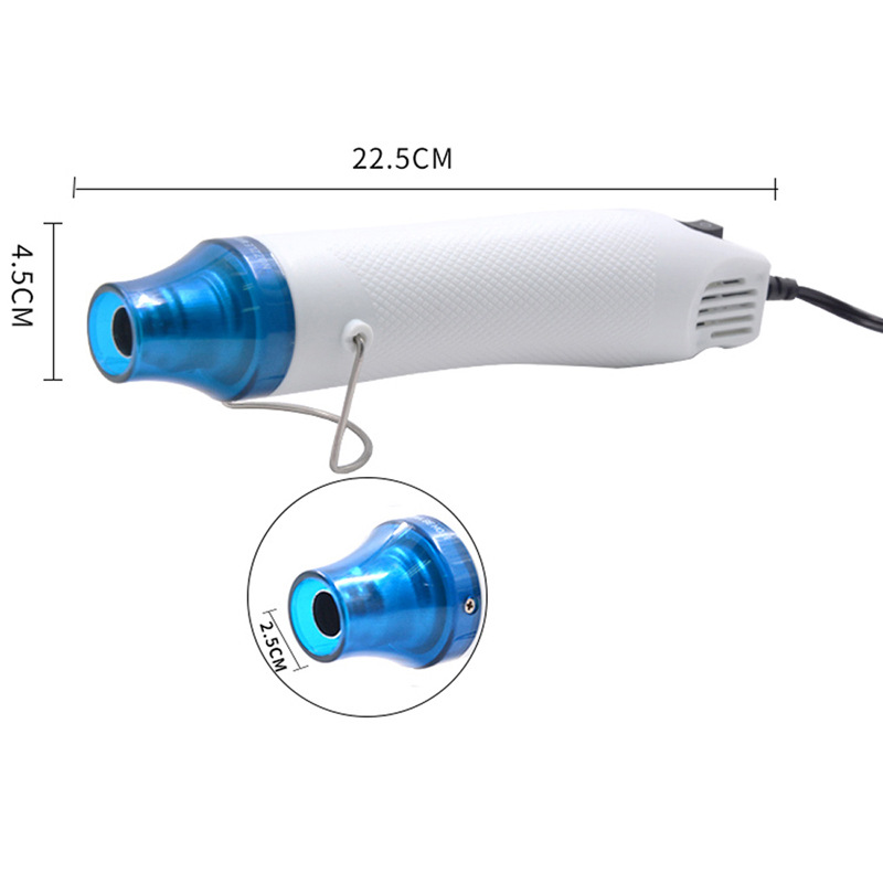 Pistola de aire caliente 220V estándar nacional 110V estándar americano 300W cerámica suave Tubo termorretráctil película calor encogible herramienta de calefacción pistola caliente