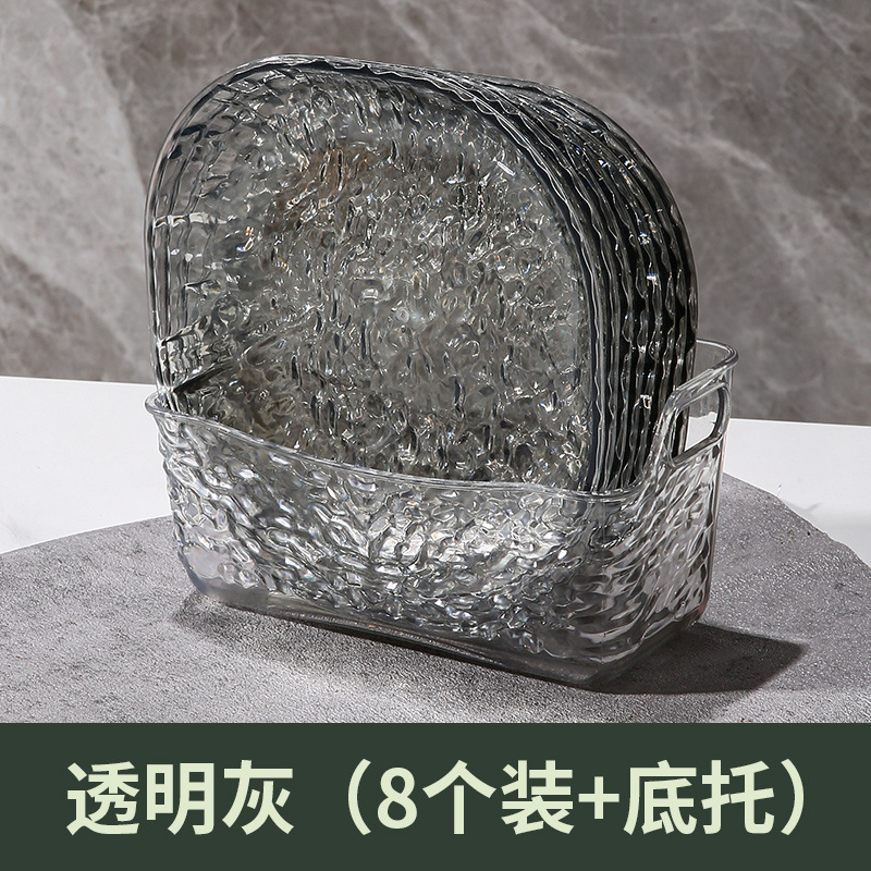 軽くて豪華なプラスチックの家庭用は骨の皿のテーブルのごみの骨の皿のおかずの皿を吐いて果物の間食の乾燥している果物の軽食の皿を詰めます。|undefined