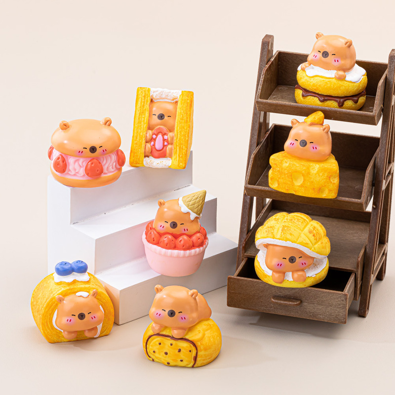 Kapi ベーキングデザート食品おもちゃ diy ジュエリーアクセサリーかわいいブラインドバッグ人形樹脂工芸品小さな装飾品卸売|undefined