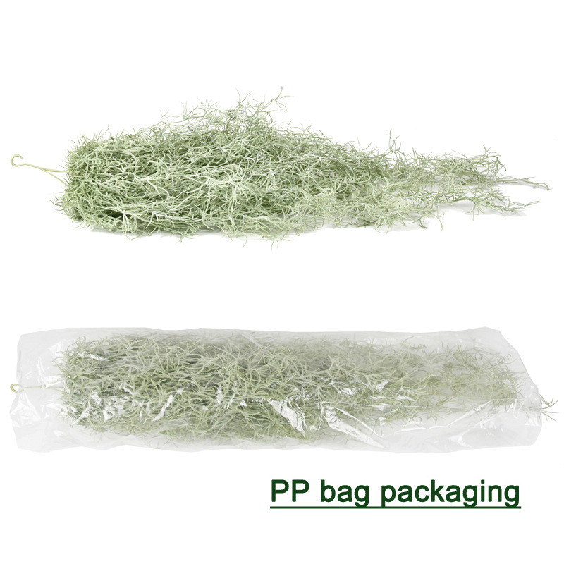 2020 simulación aire piña colgando vid 80cm barba de anciano interior techo decoración plástico ratán planta accesorios pared