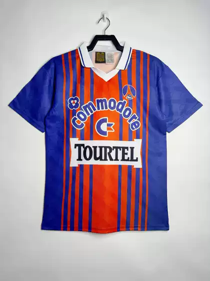Vintage Soccer Jersey 01-02 PSG, 98-99 Marseille, Monaco Short Sleeve Embroidered Retro Football Shirt