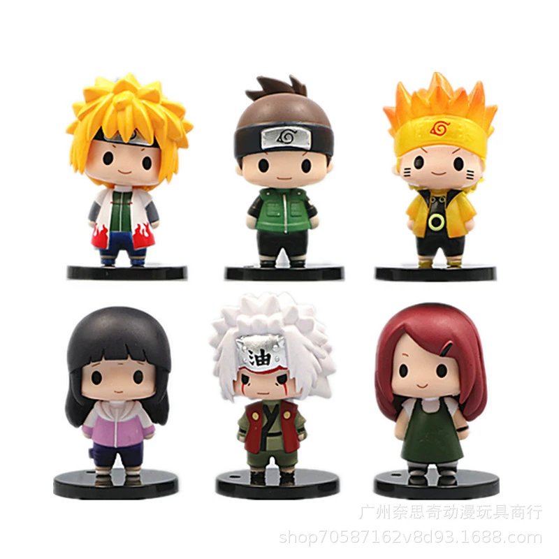 6 типов 2 поколений Doudou Eye Eye Ninja Ninja Kakashi Naruto игрушка модели дв valent кукла качели