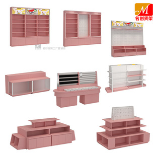 潮玩文創谷子展示架精品店貨架子飾品展櫃盲盒中島玩具公仔陳列架