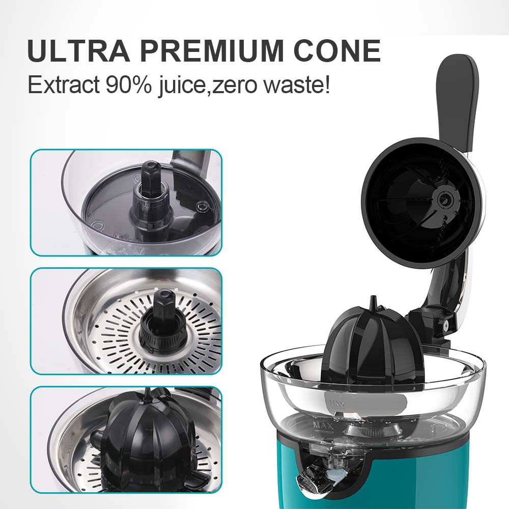 WinningStar Cross-border hogar 220V eléctrico naranja limón prensa naranja máquina Citrus Juicer