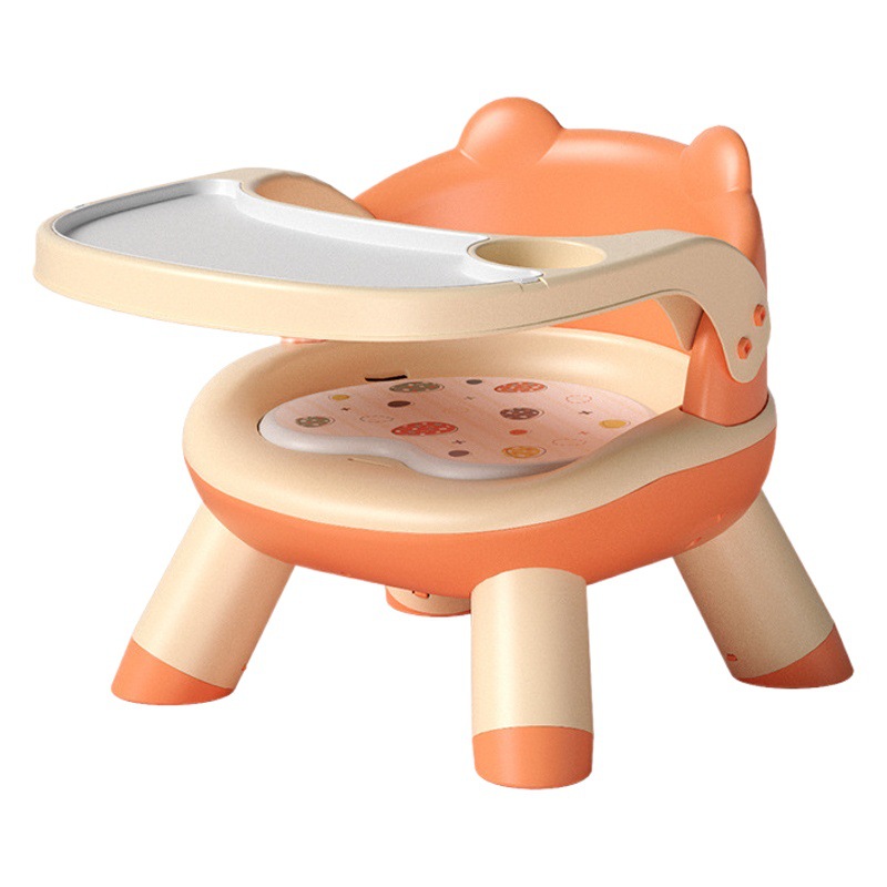 Silla de comedor para niños bebé multi-funcional sofá silla bebé llamando silla trasera hogar plástico dibujos animados taburete al por mayor