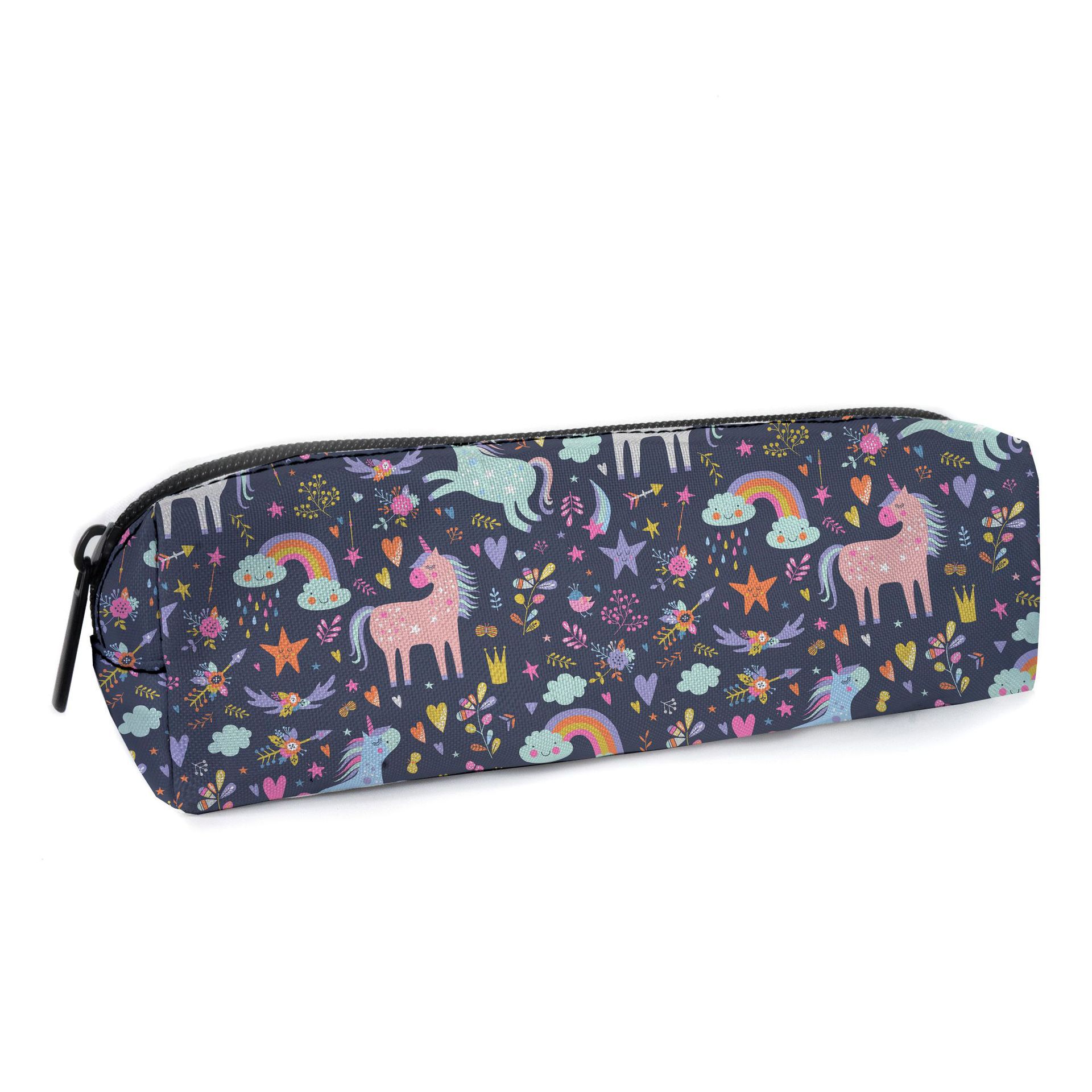 Estuche de Lápices de Poliéster Bidimensional con Dibujos Animados, Accesorio de Anime, Estuche de Almacenamiento Unisex para Niños, Bolsa de Papelería de Poliéster Resistente al Desgaste