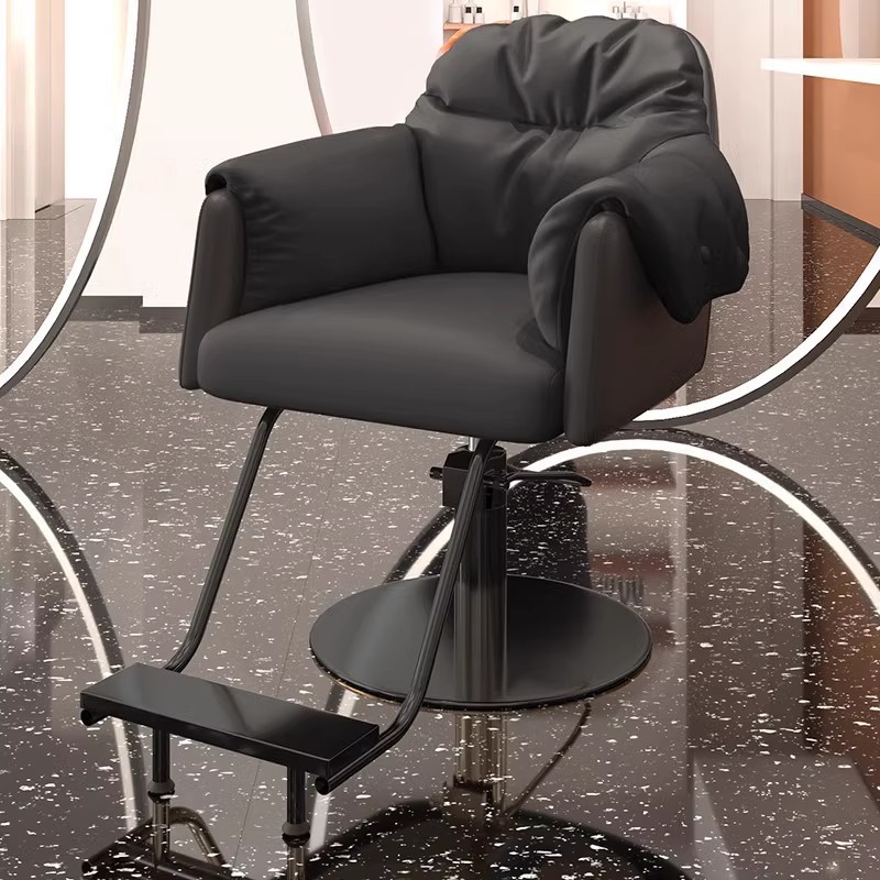 美容室椅子理髪椅子ネット赤ヘアサロン専用高級理髪店シート理髪椅子ステンレス美容椅子|undefined
