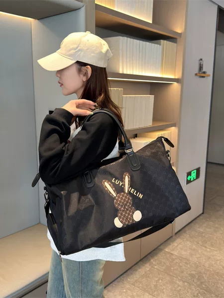 Travel Bag, Women's Fitness Bag, Swimming Dry and Wet Separation Bag, Yoga Bag, Handbag, Large Capacity Men's Oxford Cloth Boarding Bag